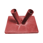 2 Pole Base Only for Indoor Poles(Brown)