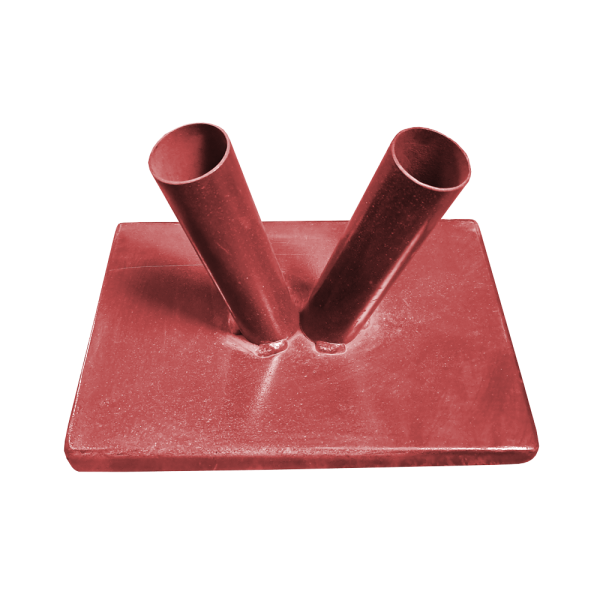 2 Pole Base Only for Indoor Poles(Brown)