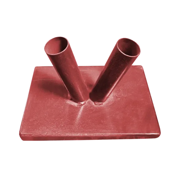 2 Pole Base Only for Indoor Poles(Brown)
