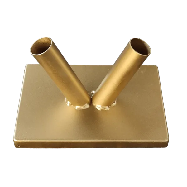 2 Pole Base Only for Indoor Poles(Gold)