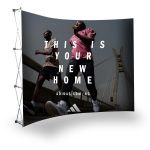 Curved Bannerwall 3.5 x 2.25m, Print Only