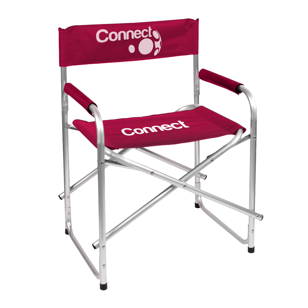 Directors Chair, Aluminium, Back Rest, Arm Rest, Seat
