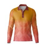 Dye Sub Kid's Golf Shirt, Raglan Long Sleeve, Sport Tec