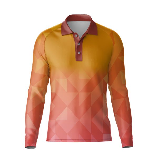 Dye Sub Kid's Golf Shirt, Raglan Long Sleeve, Sport Tec