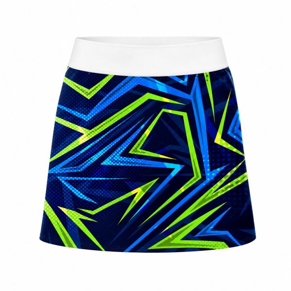 Dye Sub Kid's Skirt, Birdseye