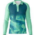 Dye Sub Ladies Golf Shirt, Raglan Long Sleeve, Sport Tec
