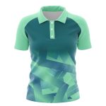 Dye Sub Ladies Golf Shirt, Raglan Short Sleeve, Drop Needle