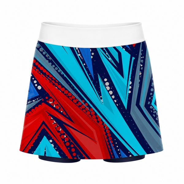 Dye Sub Ladies Skort, Birdseye
