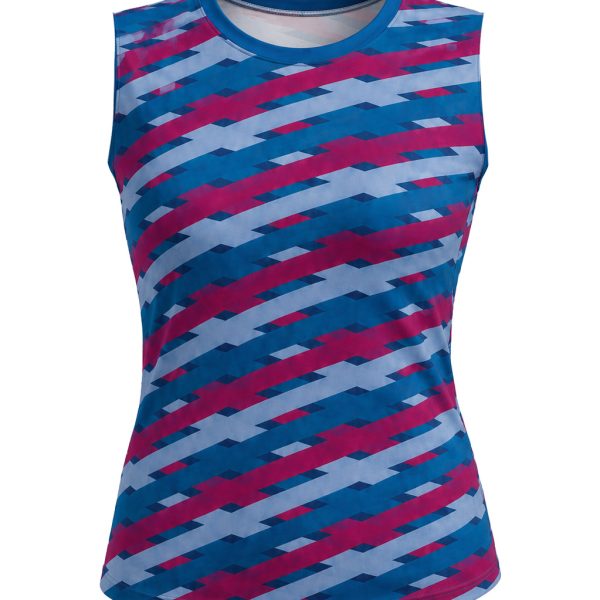 Dye Sub Ladies Tank Top, Birdseye