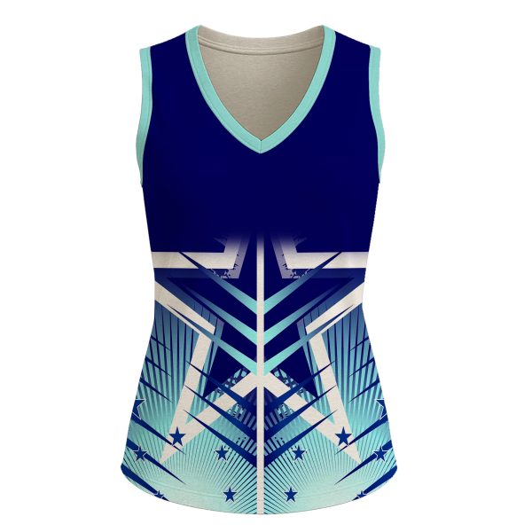 Dye Sub Ladies V-Neck Vest, Sport Tec