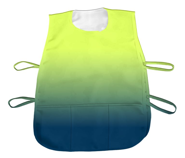 Dye Sub Unisex Caddy Bib, Mini Matt