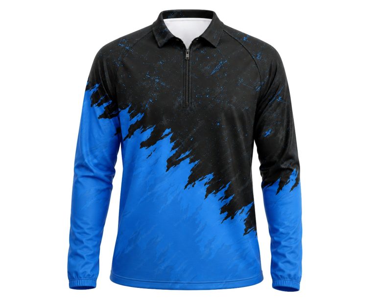 Dye Sub Men's 1/4 Zip Warm Up, Raglan Long Sleeve, Sport Tec
