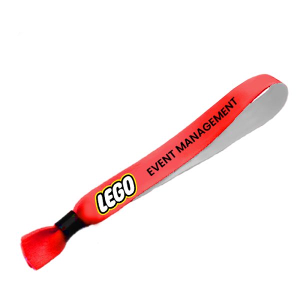 Matte Polyester Event Wristband S/Sided Print with Barb Buckle 15 x 340mm