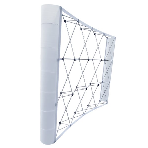 Curved Bannerwall Frame Only w/ Wings