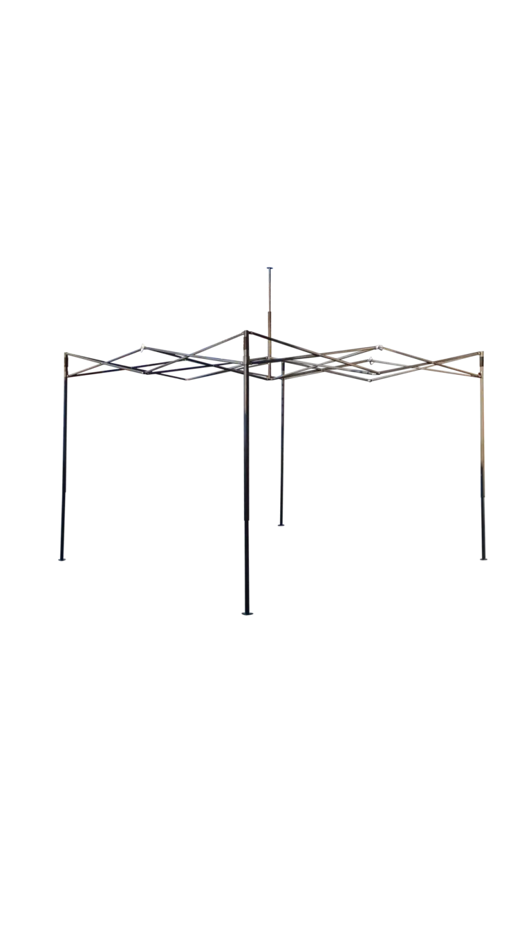 Hammered Steel Gazebo Frame Only