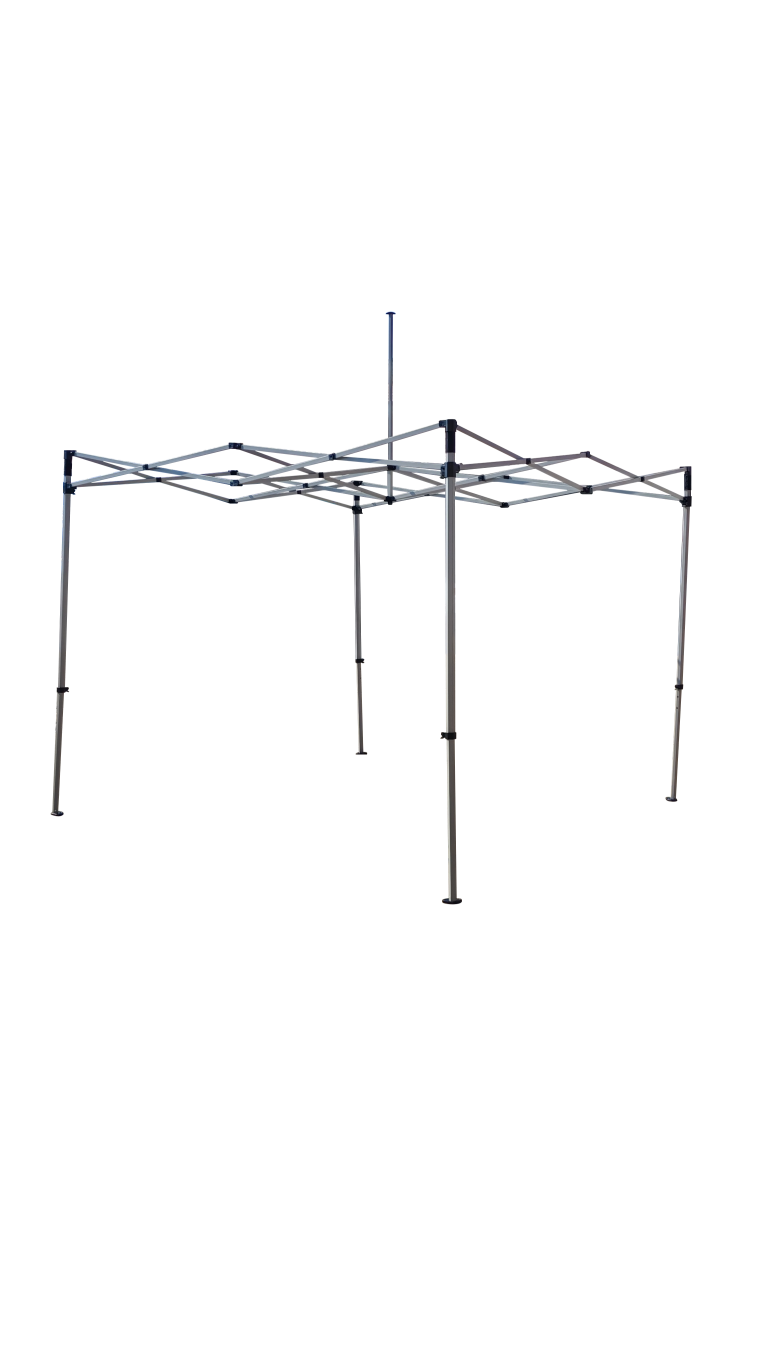 Hexagonal Aluminium Gazebo Frame Only
