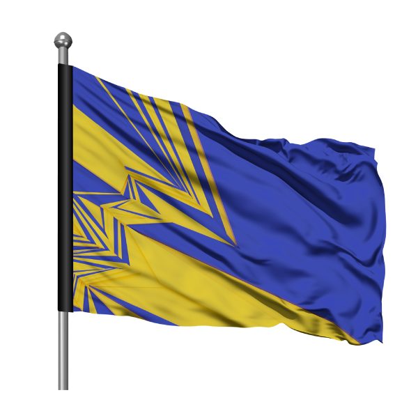 ScreenFlex Printed Flag, 2700mm x 1800mm, single sided, with sleeve