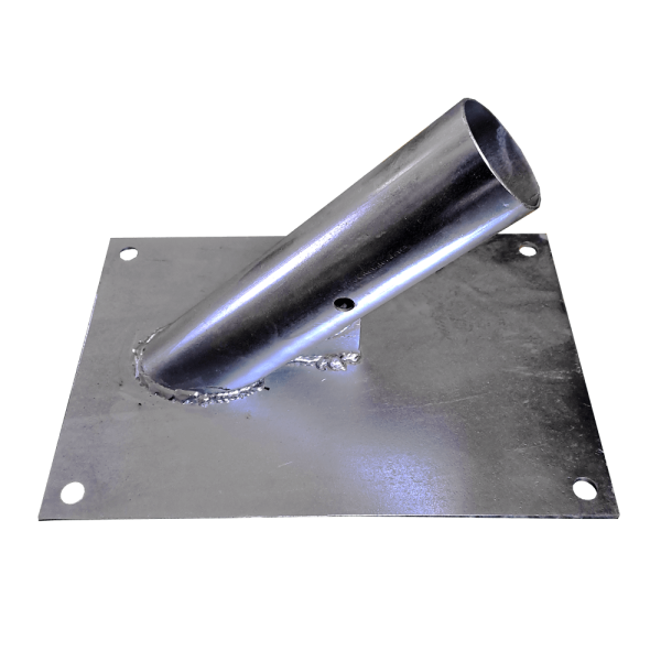 Flagpole 5m with wall bracket select (W1 -W2 -W3) supply only