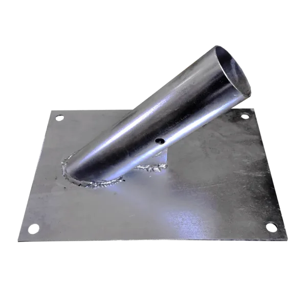 Flagpole 5m with wall bracket select (W1 -W2 -W3) supply only