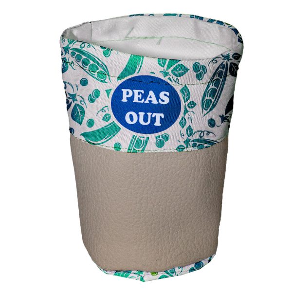 Jalapeno Mini Faux Leather / Fabric Mix Pot Plant Holder