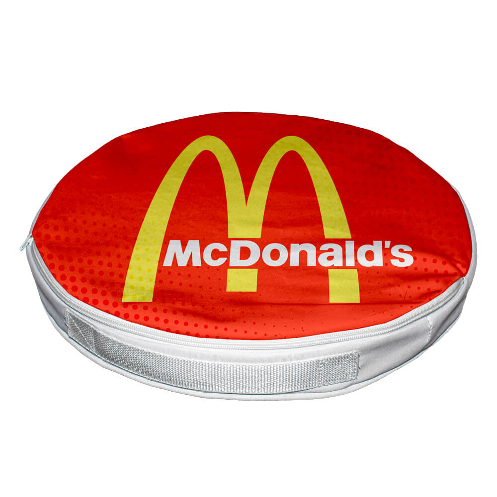 Buttercup Round Stadium/Outdoor Cushion S/S Print With Zip - Image 3