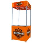 Tower Kiosk 1 x 1m, Dye Sub, Aluminium Composite, Complete