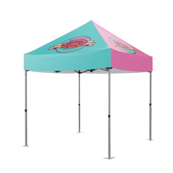 Gazebo 2 x 2m, Dye Sub, Econo Aluminium, Complete