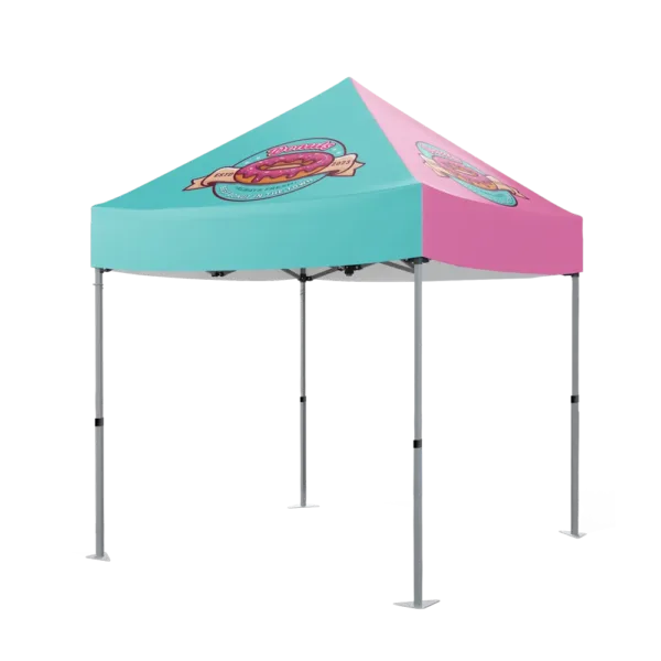 Gazebo 2 x 2m, Dye Sub, Econo Aluminium, Complete