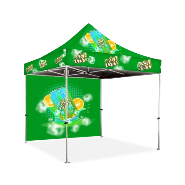 Gazebo 2m Unit, Full Wall, Dye Sub