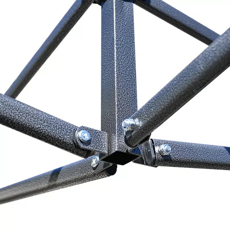 Gazebo 3 x 3m, Dye Sub, Econo with Hammered Steel Finish Frame, Complete - Image 5