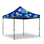 Gazebo 3 x 3m, Dye Sub, Econo Steel, Complete