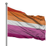 LESBIAN FLAG 180 x 120cm (Ultrasheen)