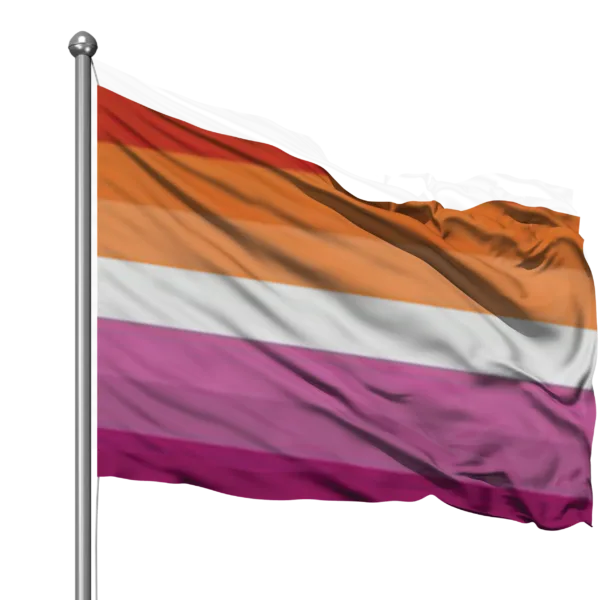 LESBIAN FLAG 180 x 120cm (Ultrasheen)