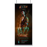 Hanging Banner 1 x 2m, Double Sided + Extrusion