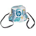 Bustle Reversible Bucket Hat With Personalised Branded Petersham Ties
