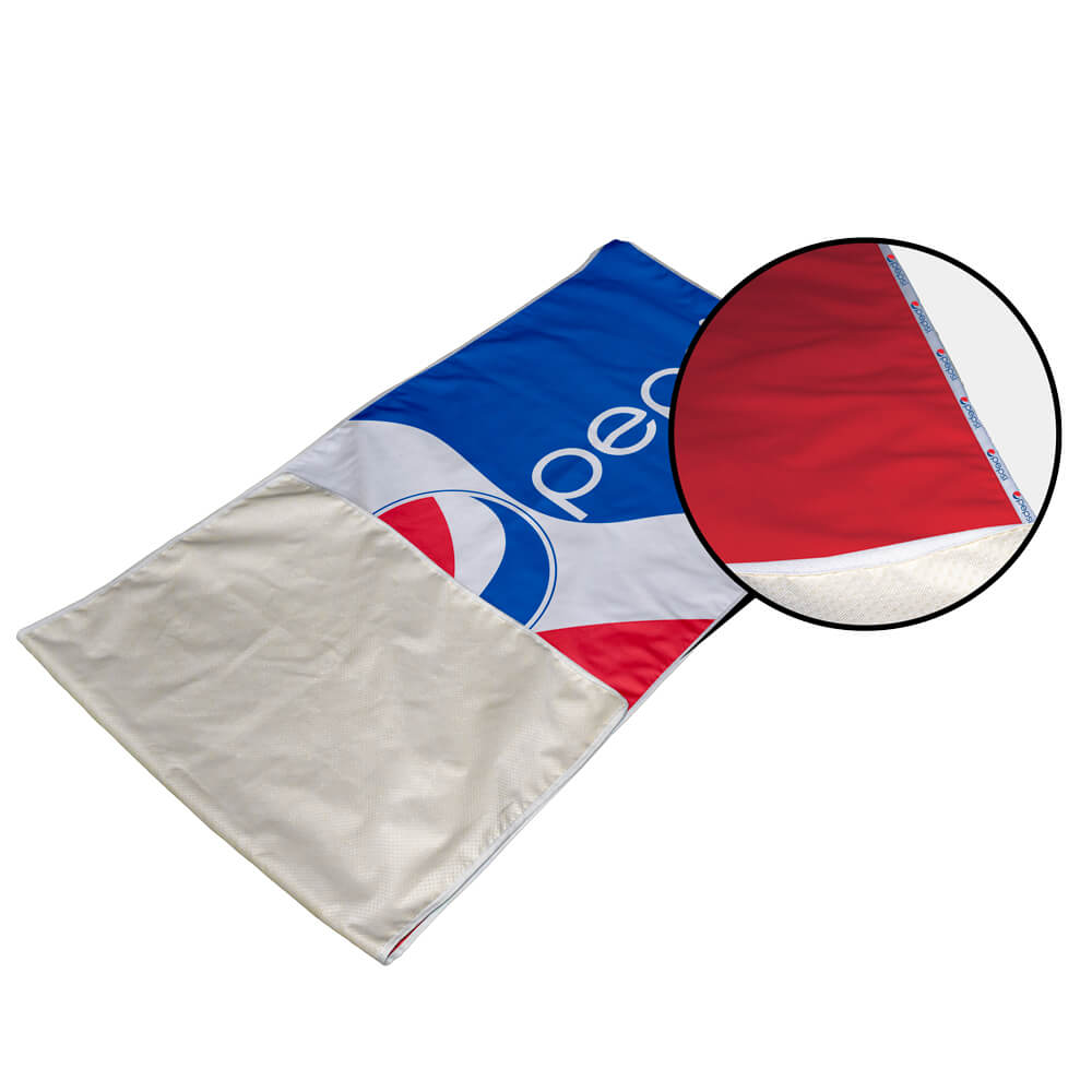 Lady Palm Quick Drying Non-Slip Yoga Mat S/S Print Binded With Personalised Branded Petersham Webbing