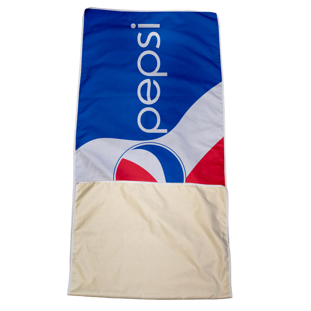 Lady Palm Quick Drying Non-Slip Yoga Mat S/S Print Binded With Personalised Branded Petersham Webbing - Image 3