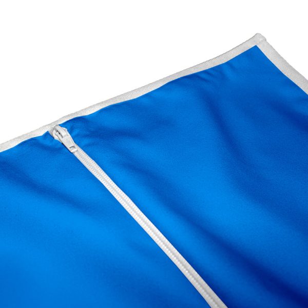 Orchid Quick Drying Gym Towel S/S Print Binded With Petersham Webbing And Front Compartment Zip