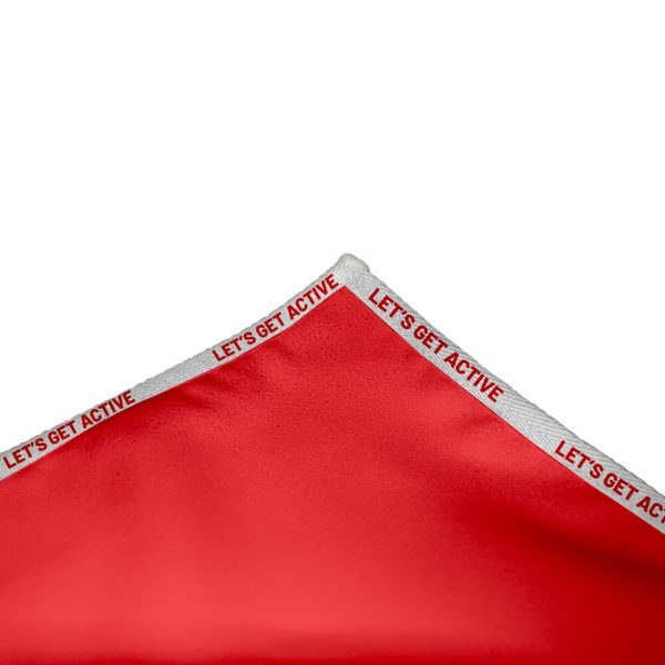 Protea Quick Drying Gym Towel S/S Print Binded With Petersham Personalised Branded Webbing And Front Compartment Zip