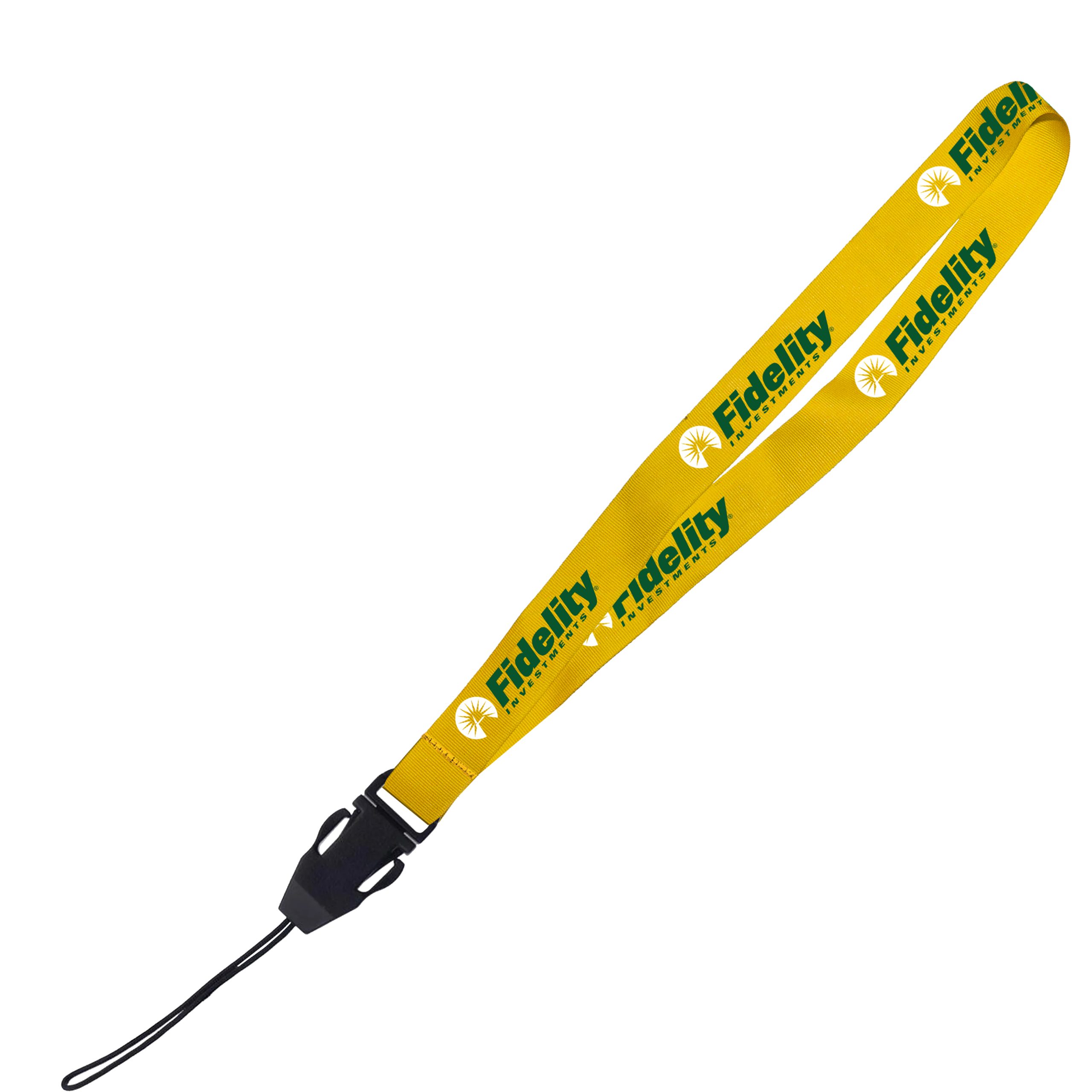 Hi-Viz Lanyard DTF Print D/Sided with Cellphone Clip - Image 2