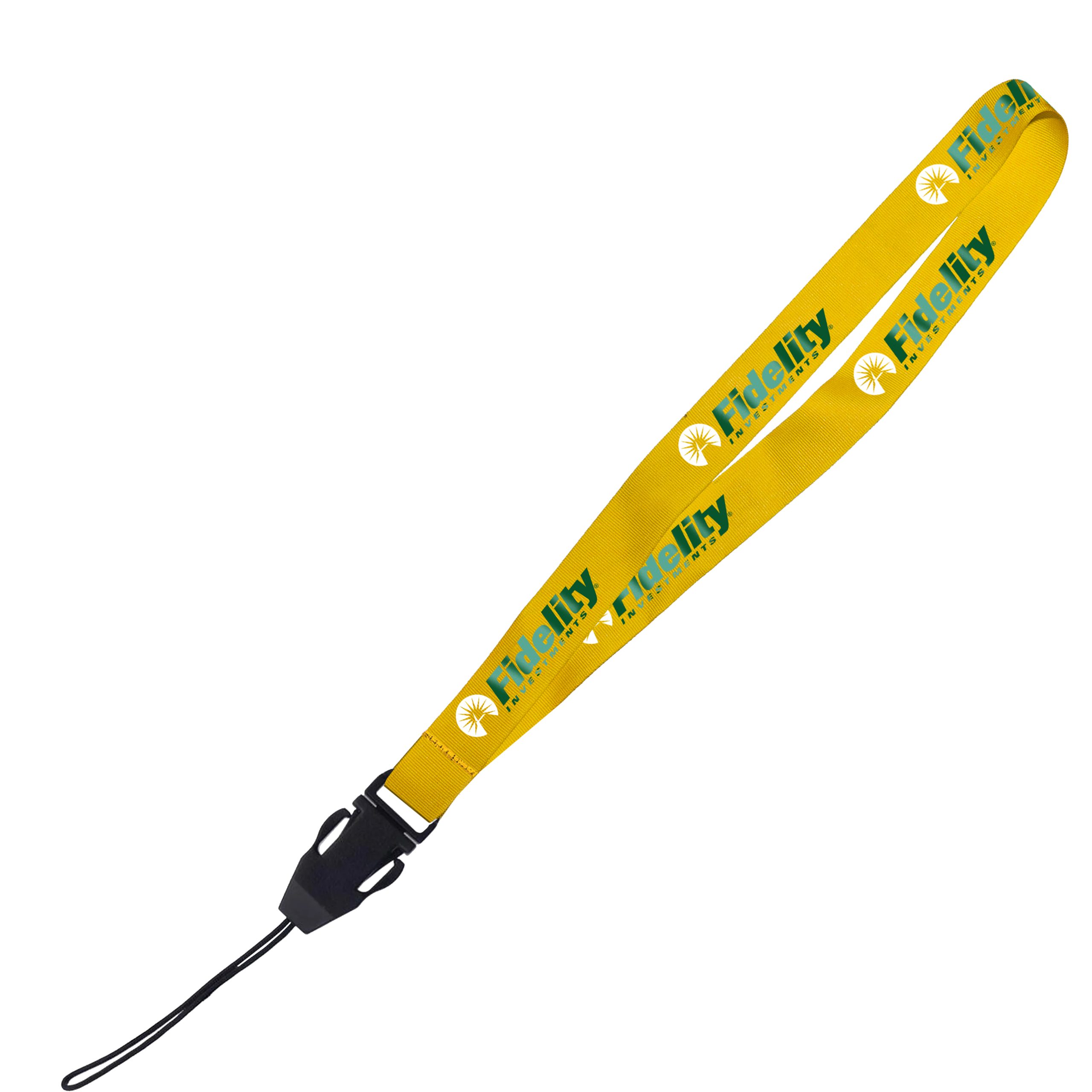 Hi-Viz Lanyard DTF Full Colour Reflective Print D/Sided with Cellphone Clip