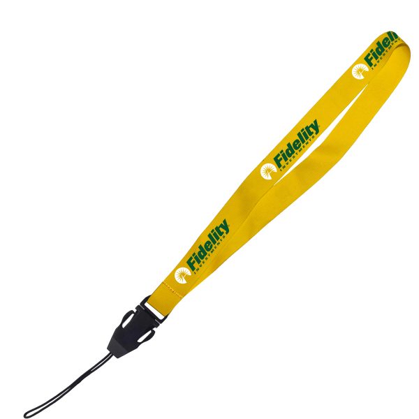 Hi-Viz Lanyard DTF Print S/Sided with Cellphone Clip