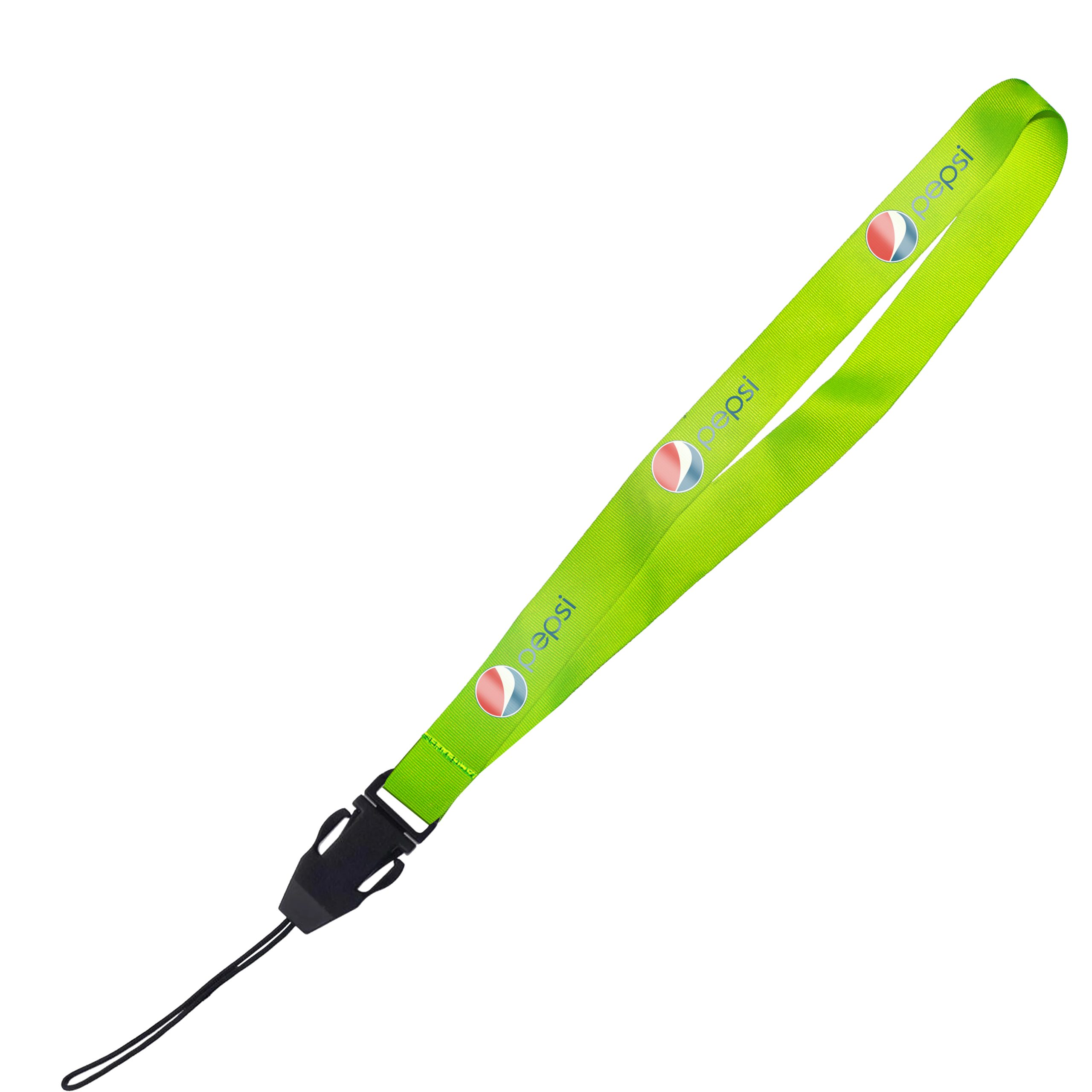 Hi-Viz Lanyard DTF Full Colour Reflective Print S/Sided with Cellphone Clip - Image 3