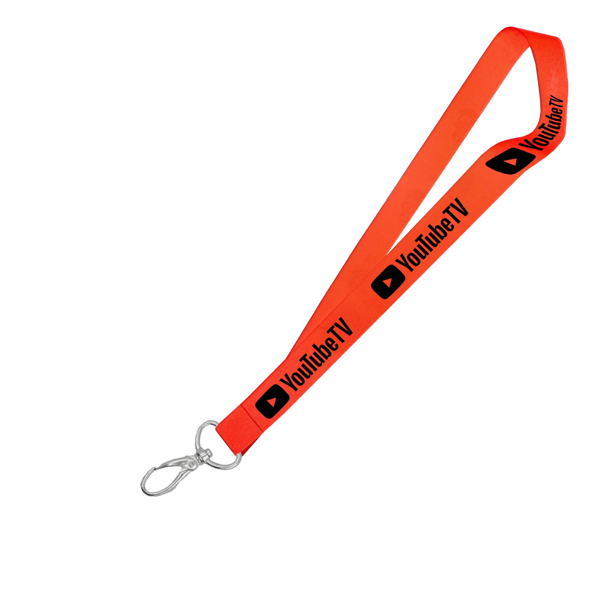 Hi-Viz Lanyard Black Sublimation Print S/Sided with Lobster Clip - Image 2
