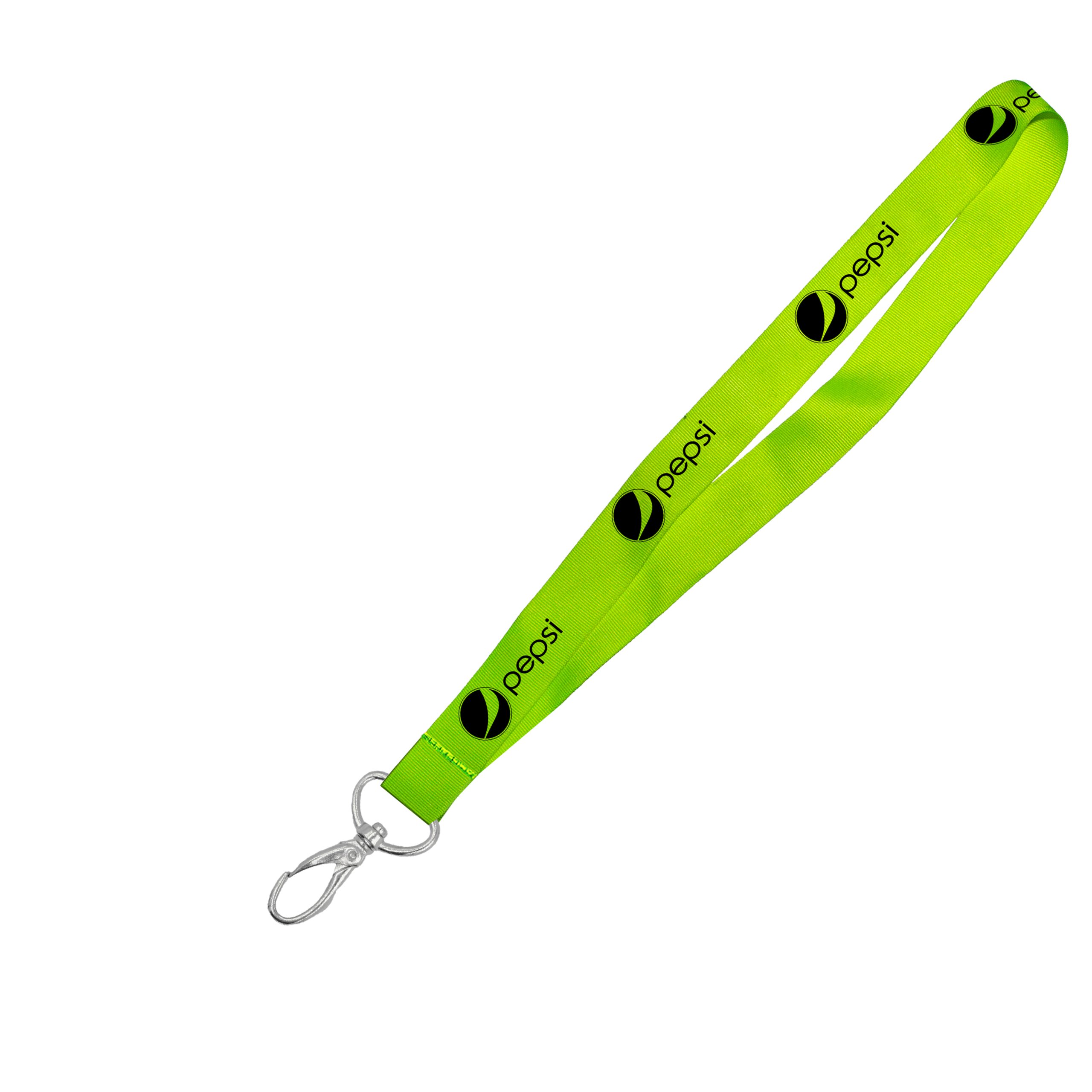 Hi-Viz Lanyard Black Sublimation Print S/Sided with Lobster Clip - Image 3