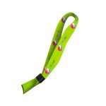 Hi-Viz Event Wristband DTF Full Colour Reflective Print D/Sided with Barb Buckle