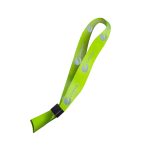 Hi-Viz Event Wristband Silver Reflective Print D/Sided with Barb Buckle