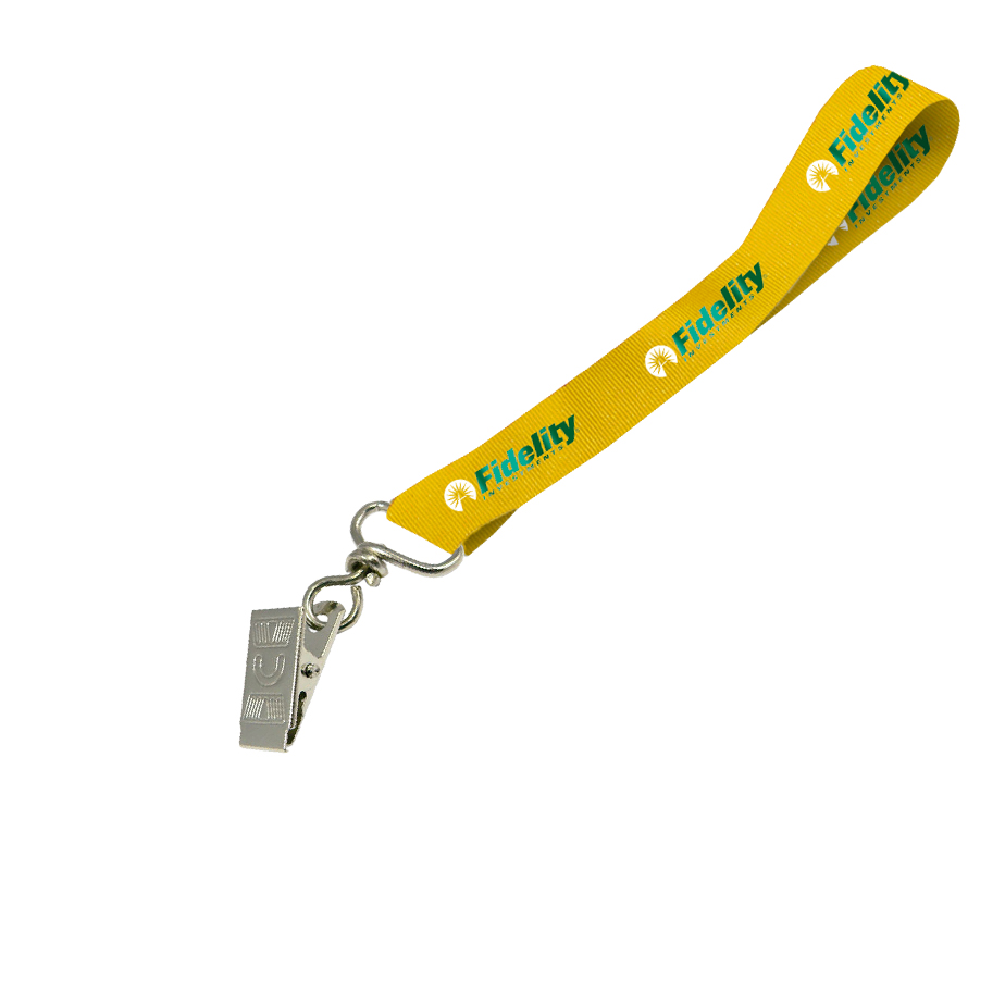 Hi-Viz Wrist Phone Strap DTF Full Colour Reflective Print D/Sided with Crocodile Clip - Image 2