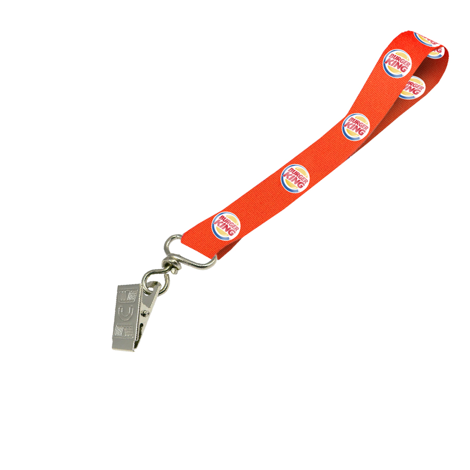 Hi-Viz Wrist Phone Strap DTF Full Colour Reflective Print D/Sided with Crocodile Clip - Image 3