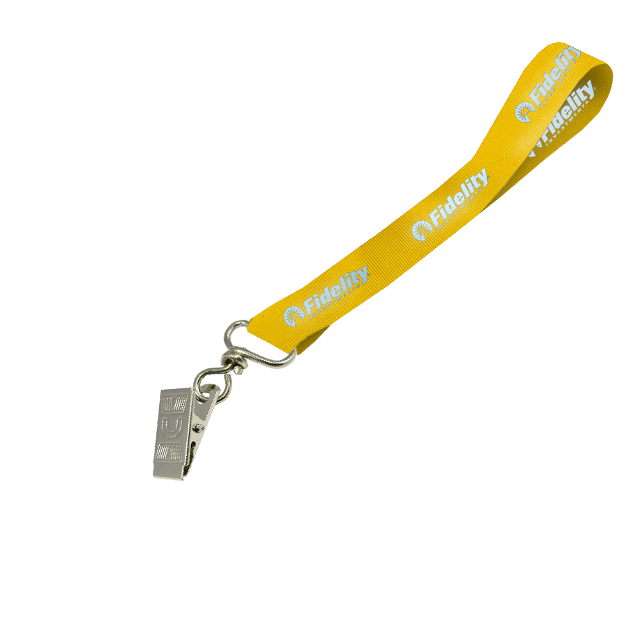 Hi-Viz Wrist Phone Strap Silver Reflective Print D/Sided with Crocodile Clip - Image 2